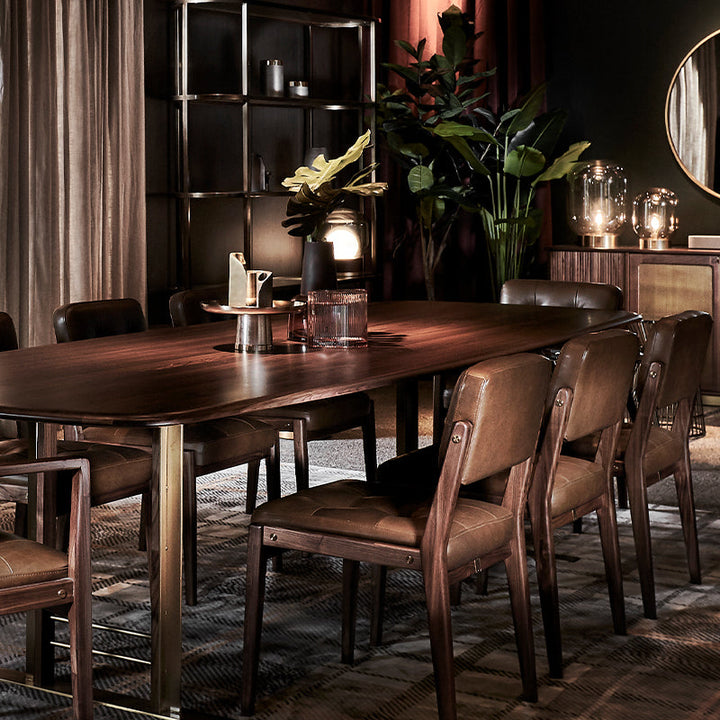 Axel Dining Side Chair - Leather