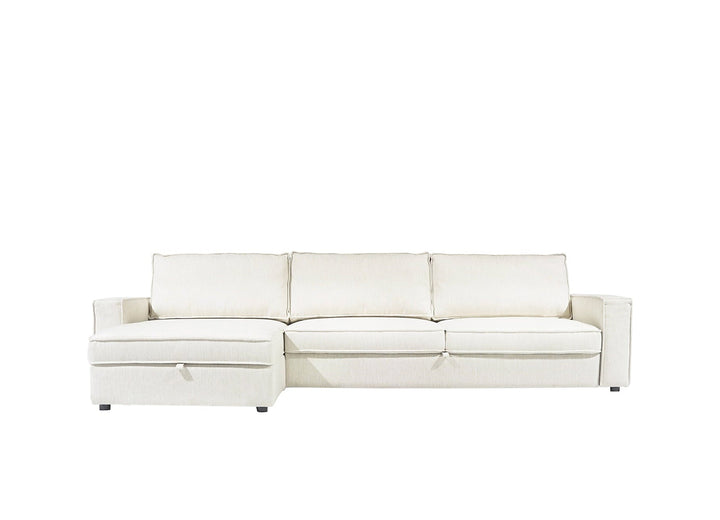 Camille 3L+Chaise Left With Storage Cube (Set)