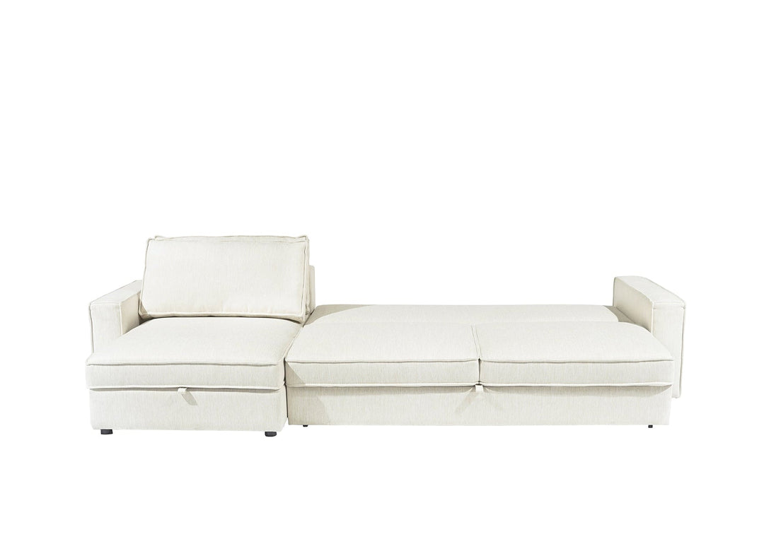 Camille 3L+Chaise Left With Storage Cube (Set)