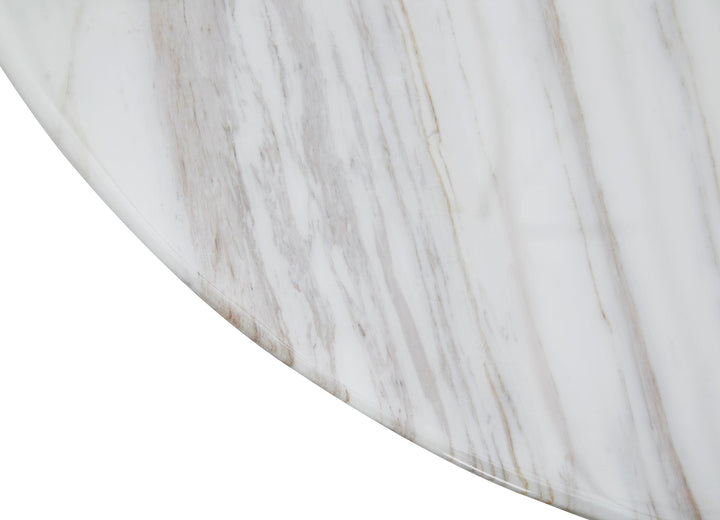 Cone Marble-Top Dining Table - Round