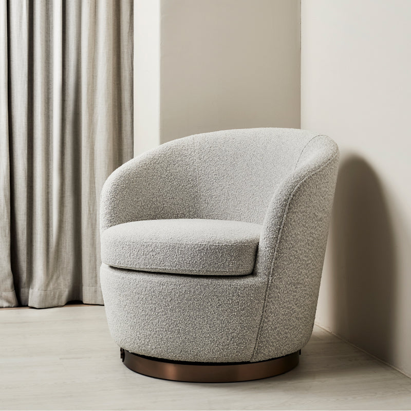 Colette Swivel Chair - 056 (Copenhagen 803)