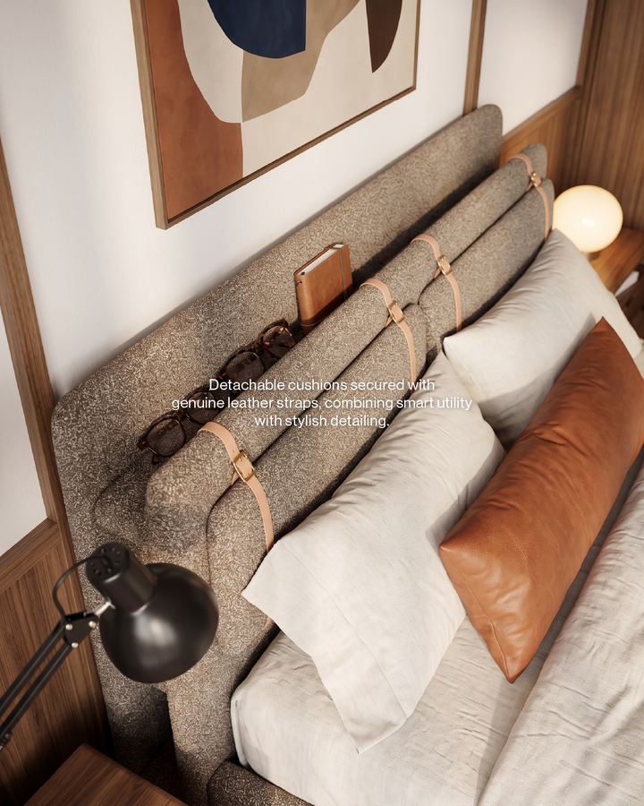 Como Bed Frame - No Storage Headboard