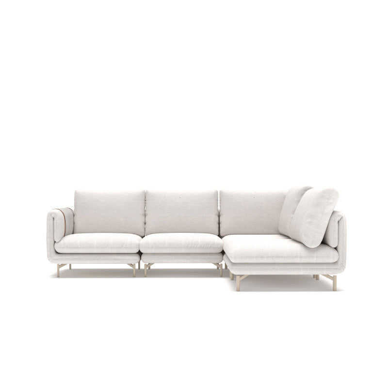 Creme II Sofa 2.5L + C3 Chaise Right (Set)