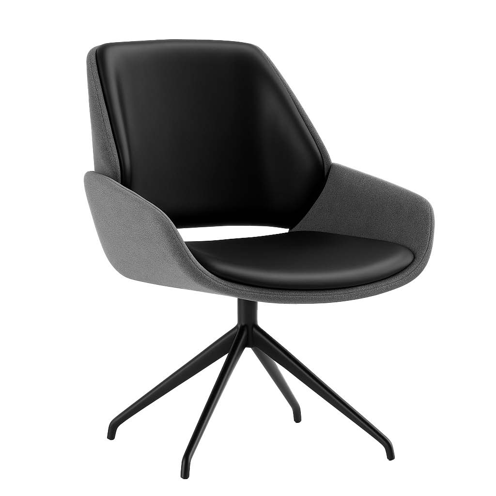 Rebel Swivel Armchair 1-Seater - Mixed FA+PADOVA