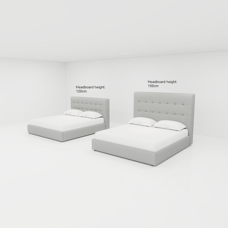 Duval Tuft Bed (120Cm Headboard) - Queen