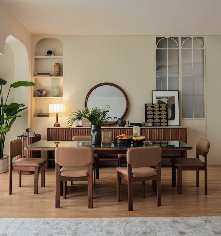 Hotel Paradiso Leather Dining Side Chair