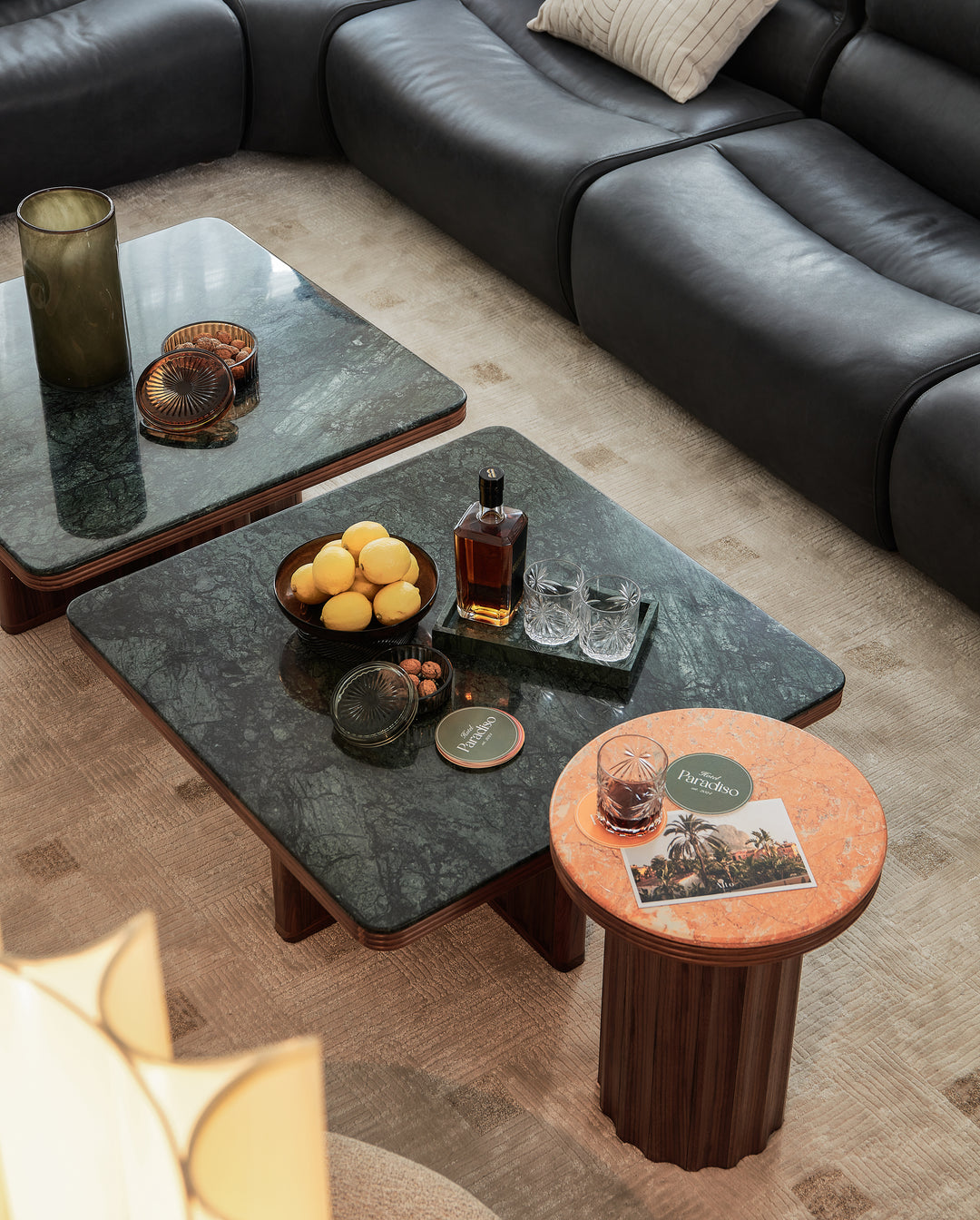 Hotel Paradiso Round End Table