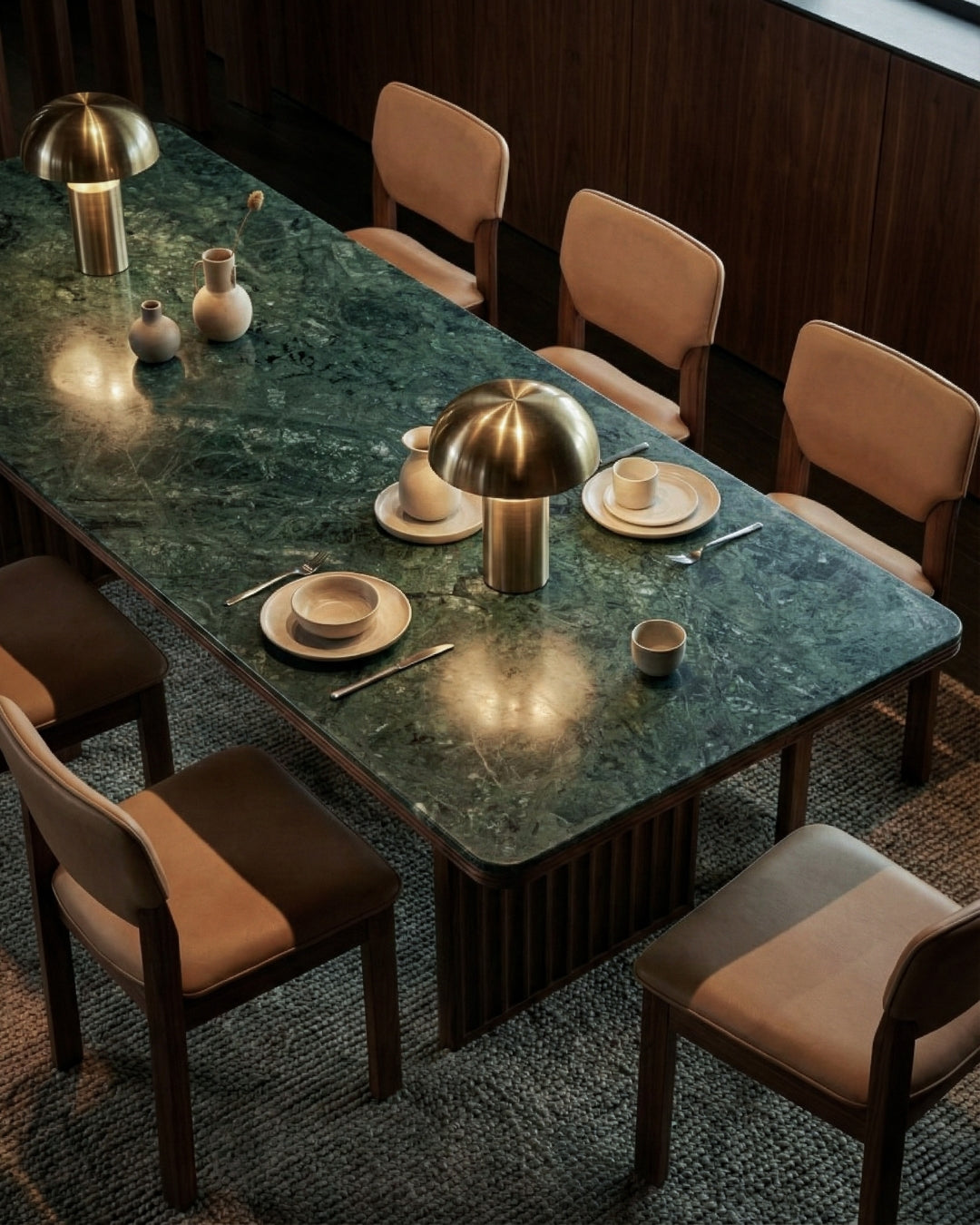 Hotel Paradiso 2.4m Marble-Top Dining Table - MH (HP)