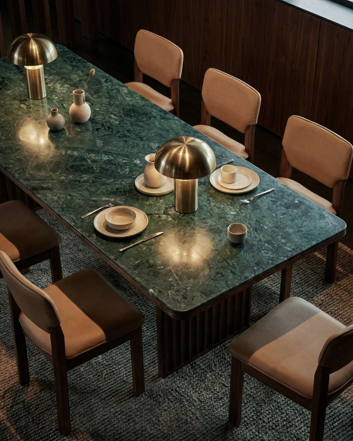 Hotel Paradiso 2.4m Marble-Top Dining Table - MH (HP)