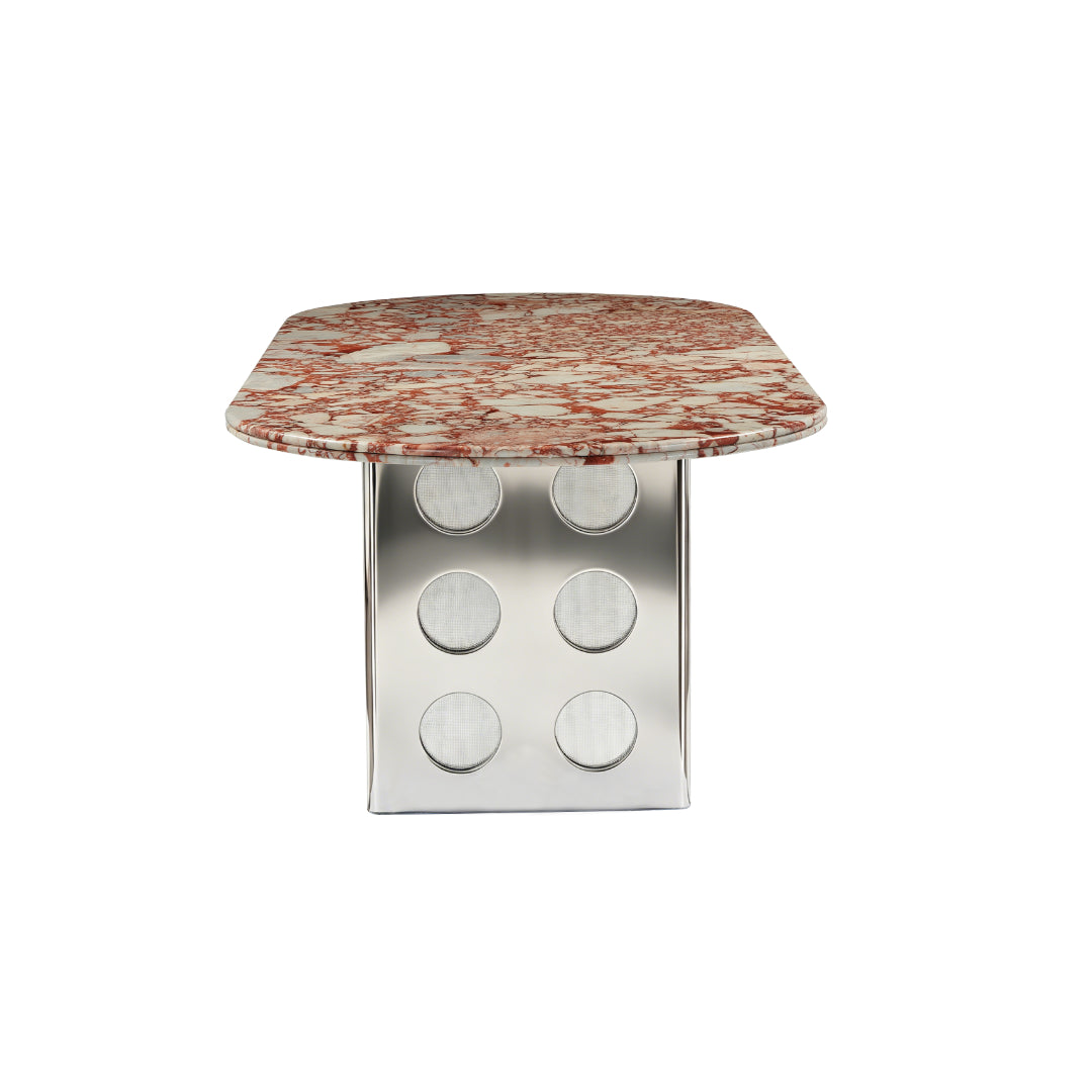 Stealth Grid Dining Dbl Dome 260 X 110 X 75CM - MK